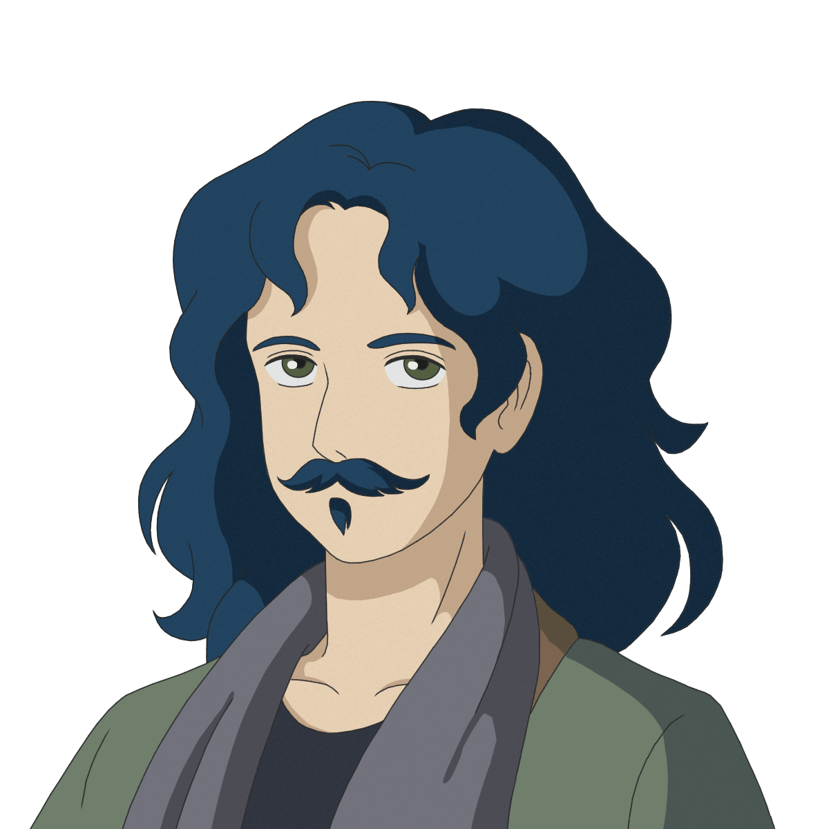 An Illustration of Emre Can in ghibli style